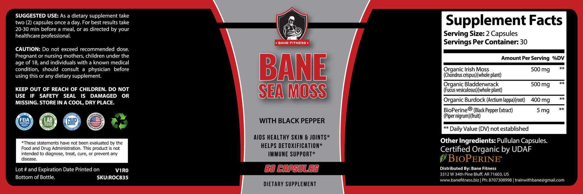 Bane Sea Moss Capsule