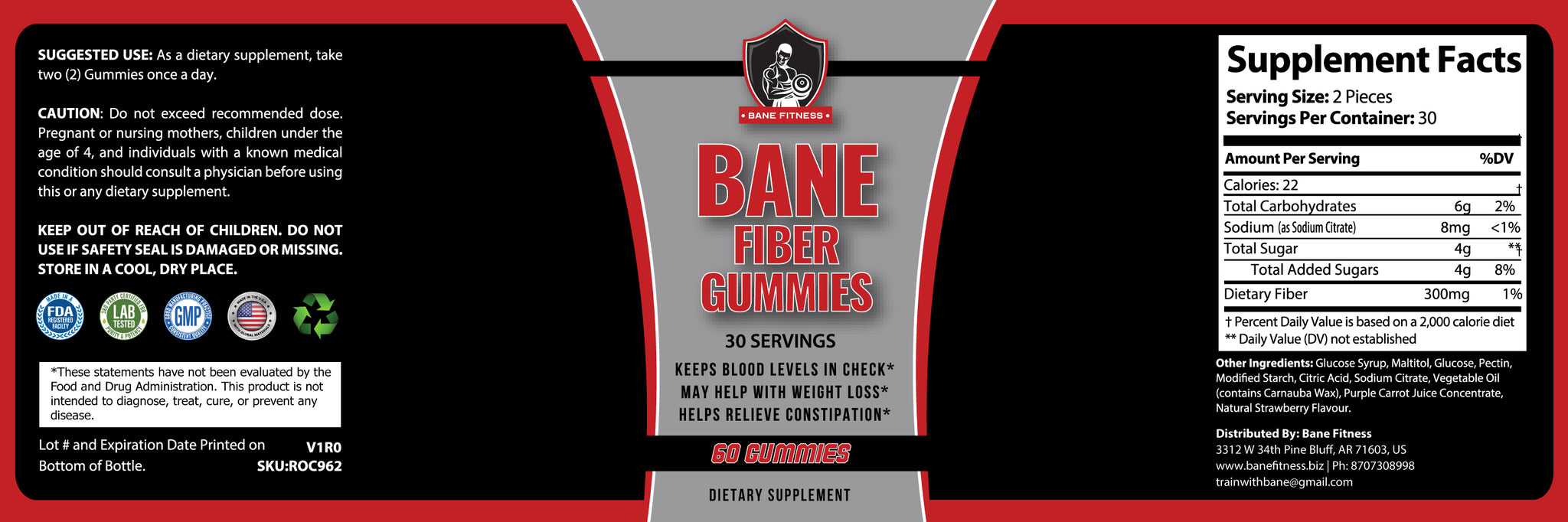 Bane Fiber Gummies