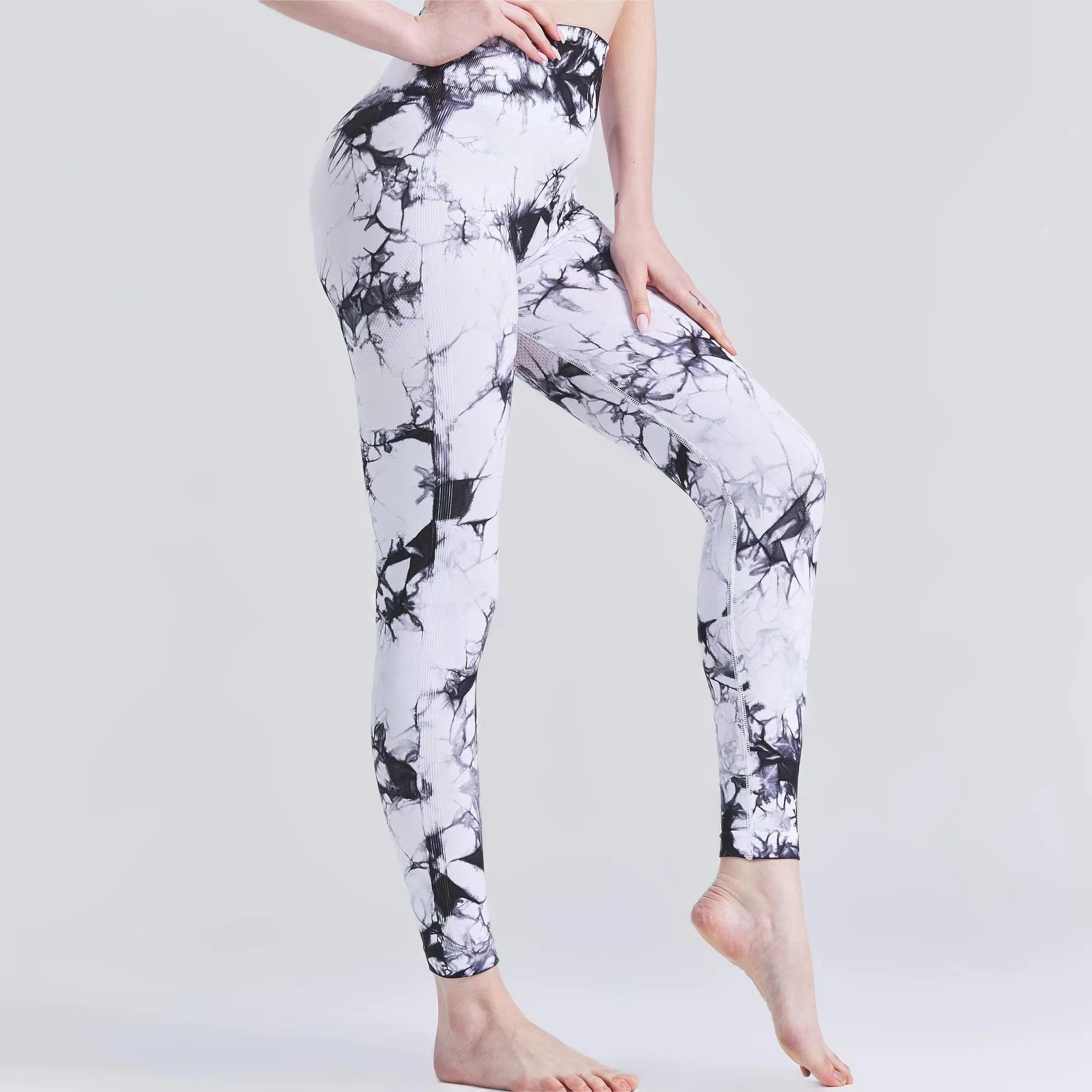 Women Tie Dye Seamless Leggings