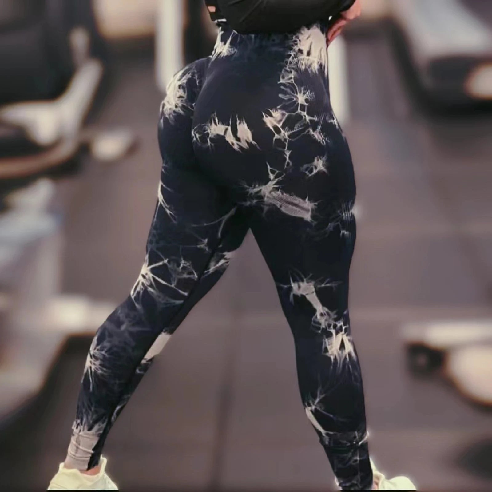 Women Tie Dye Seamless Leggings