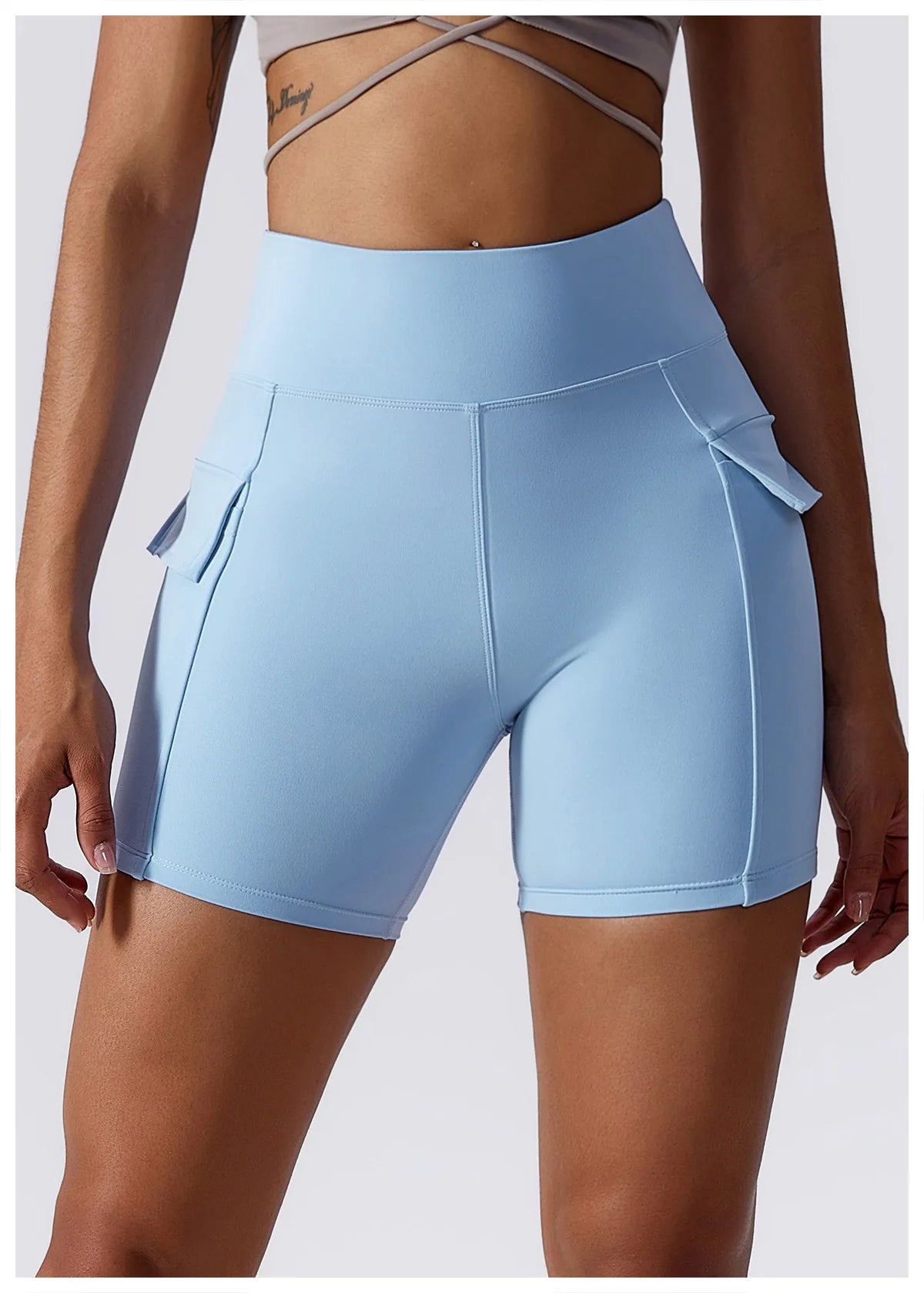 High Waist Quick Dry Running Shorts