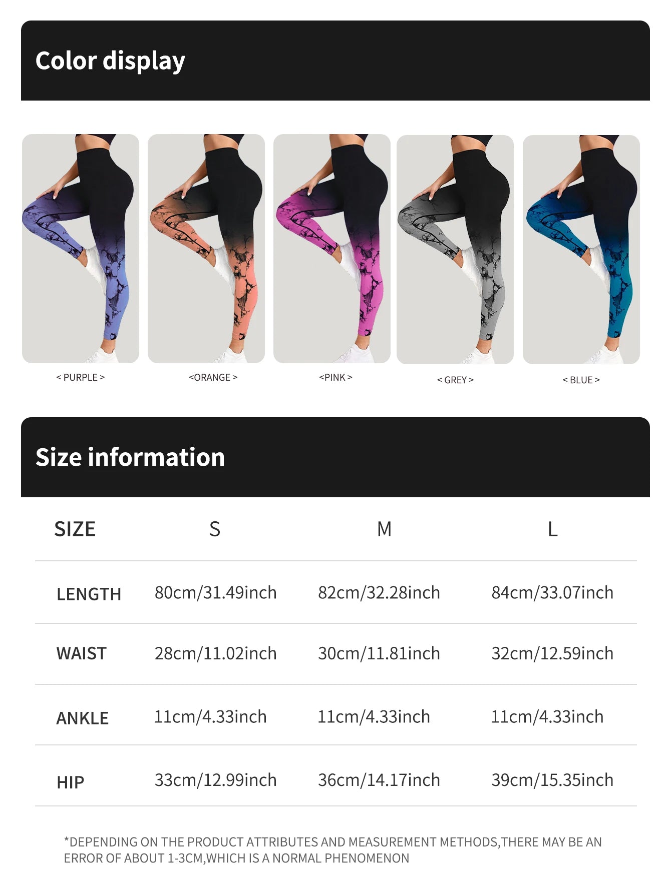 Tie Dye Yoga Sport Leggings