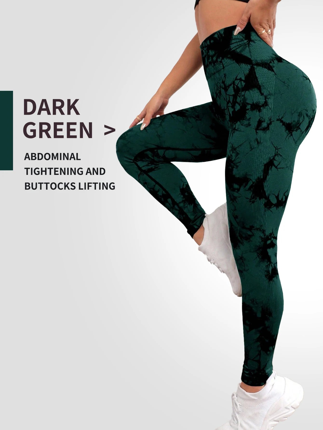 Tie Dyed Seamless High Waist Yoga Pants