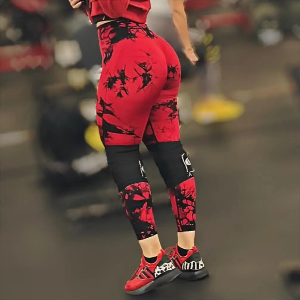 Women Tie Dye Seamless Leggings