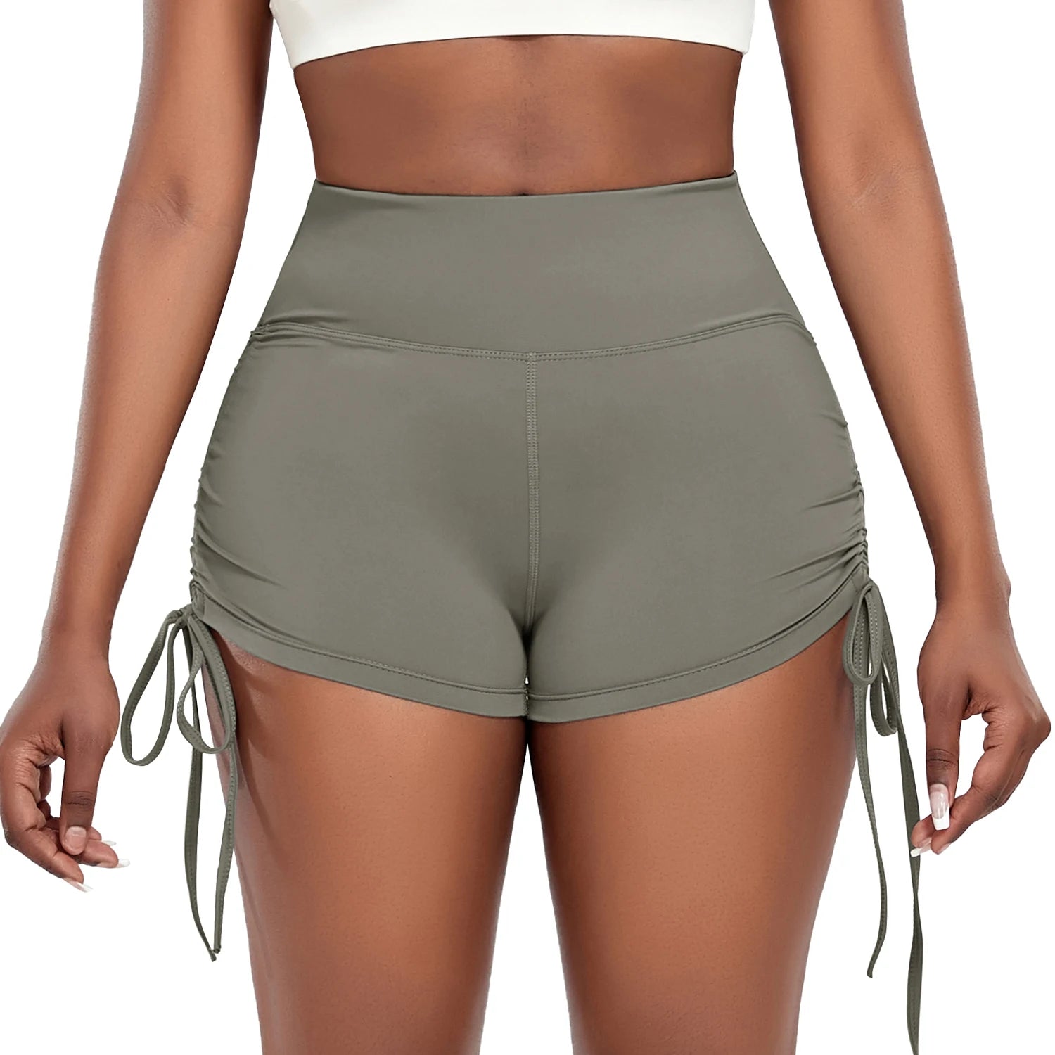 Drawstring Yoga Shorts