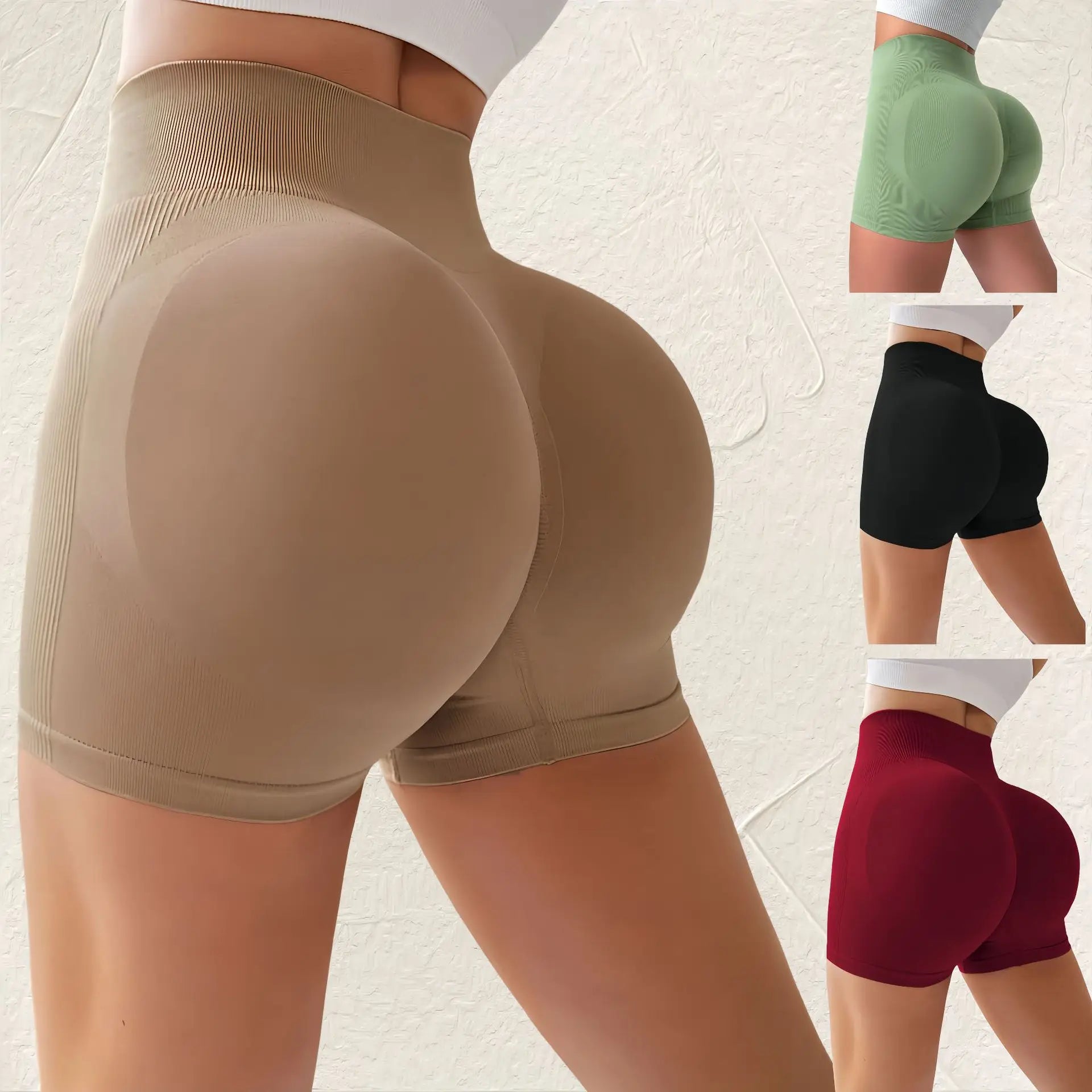 High Waist Seamless Shorts