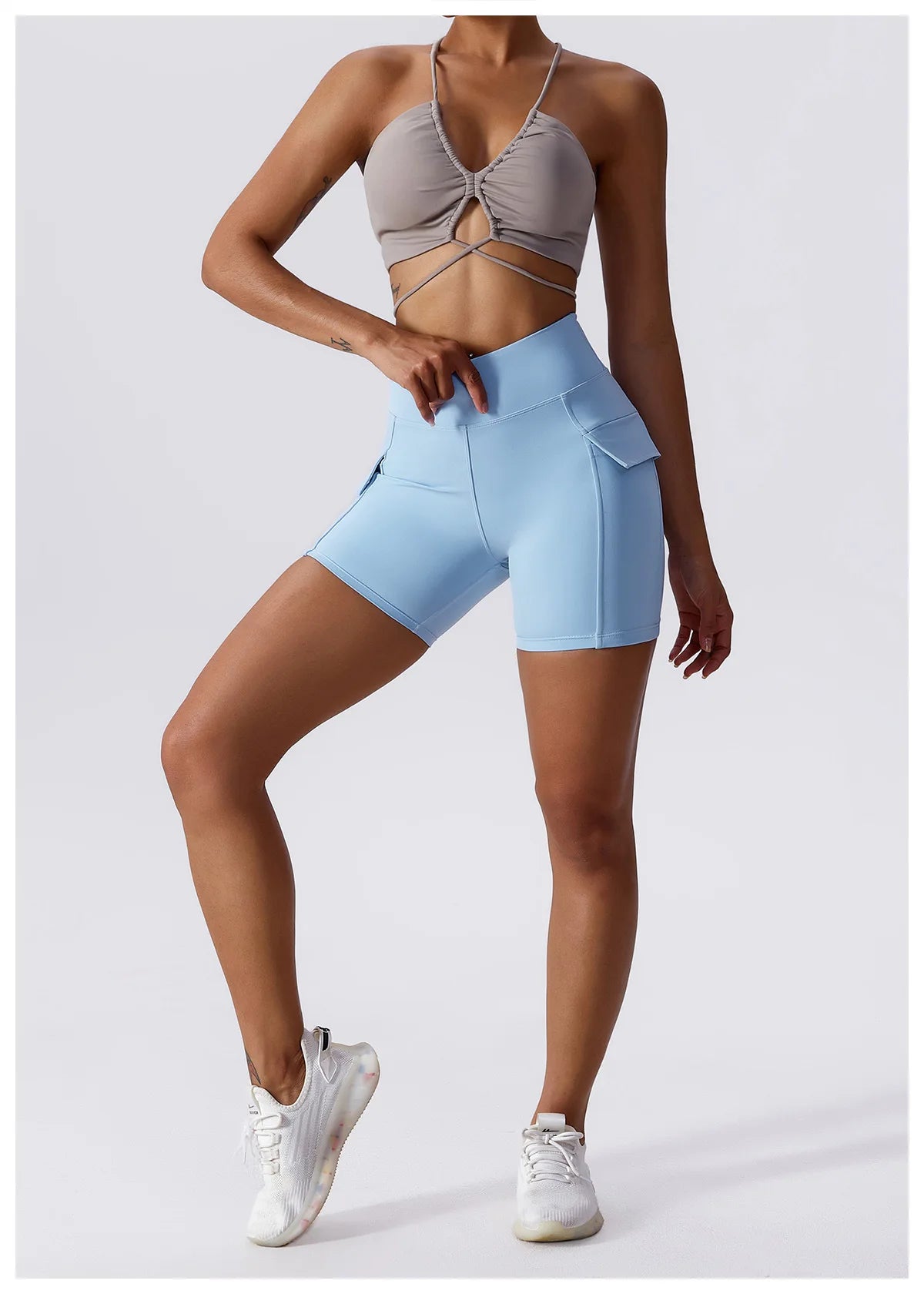 High Waist Quick Dry Running Shorts