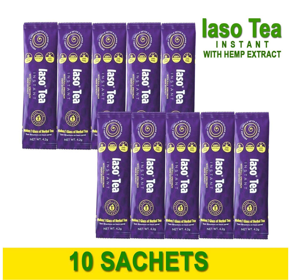 Iaso Instant Tea with Hemp Extract (10 satchets)