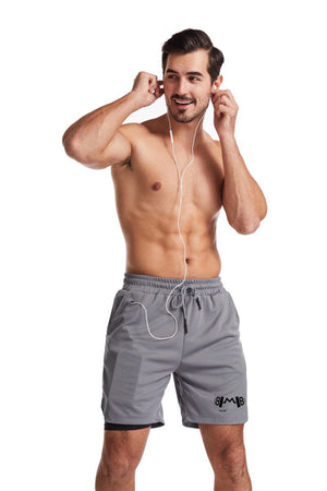 Bane Fitness 2 in 1 Compression and Gym Shorts